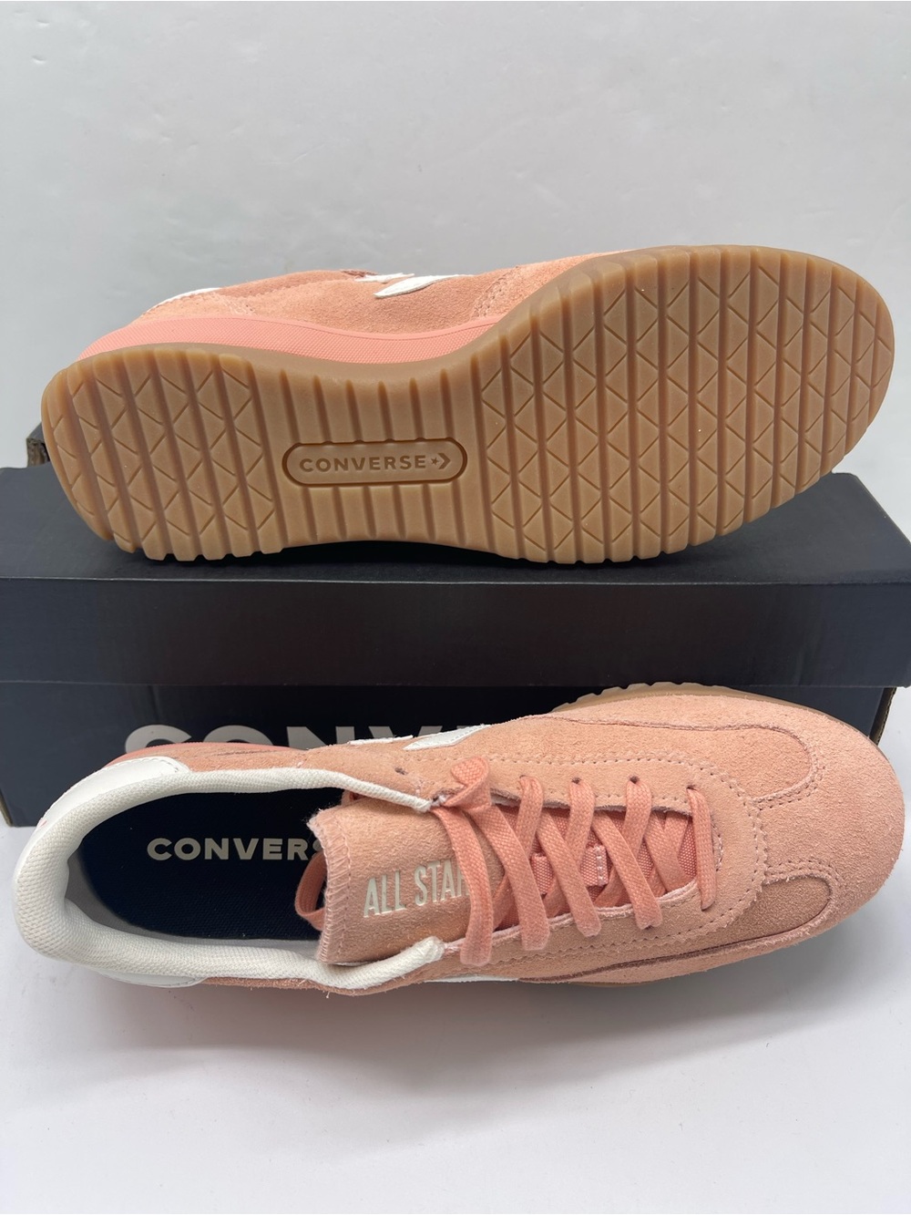 Converse WMNS All Star Low Top RUN STAR TRAINER OX FLAMINGO FADE/EGRET Sneakers - Picture 3 of 16